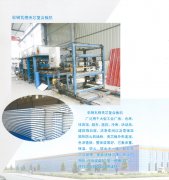 彩钢瓦楞夹芯复合板机